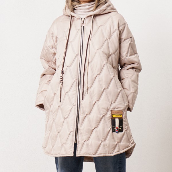parka acolchoada c/ capuz
