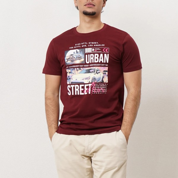 tshirt em algodão c/ estampa