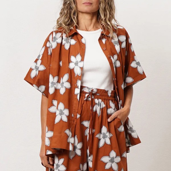 camisão oversize em popelina (premium)