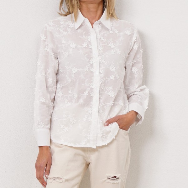blusa em popelina (100% algodão)