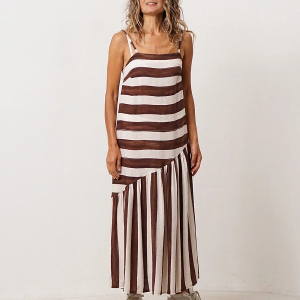 vestido em crepe c/ alças