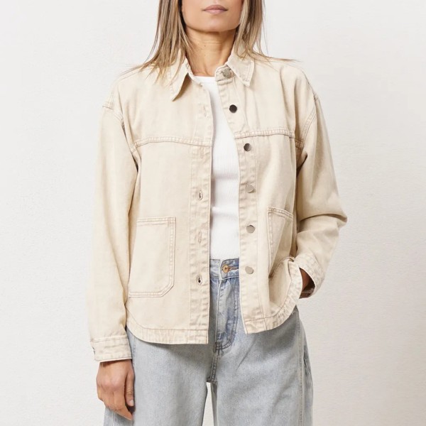 sobrecamisa de sarja vintage