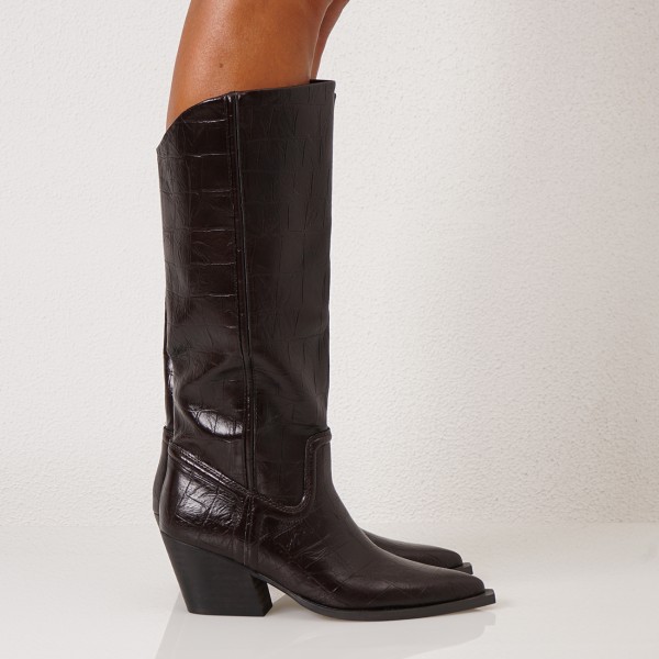 bota falso liso (animal print)