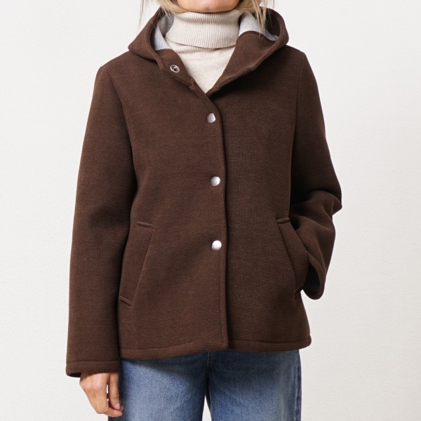 parka em neopreno (falso liso)