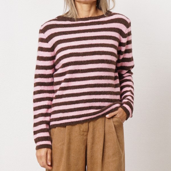 camisola de malha c/ lã (jacquard)