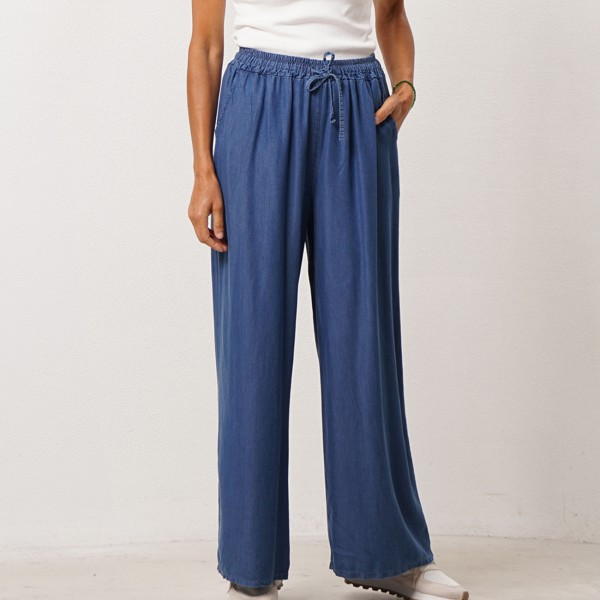 pantalonas de ganga em lyocell
