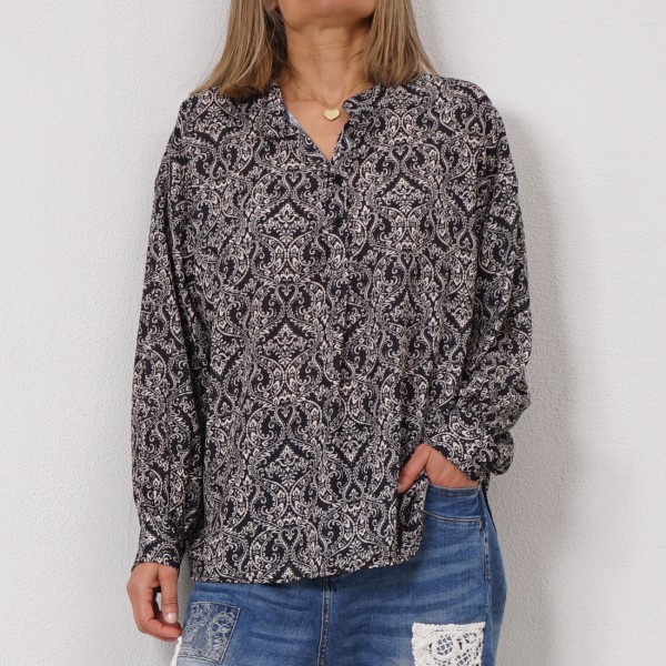 blusa estampada