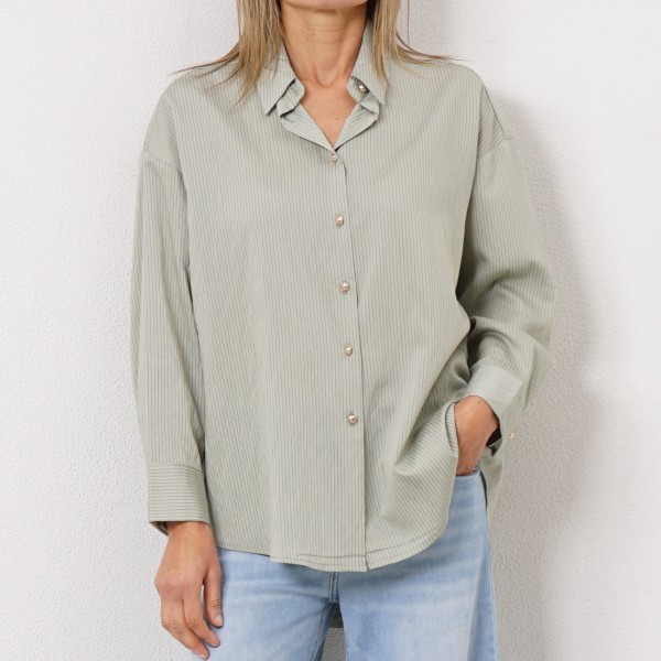 blusa de riscas c/ rayon