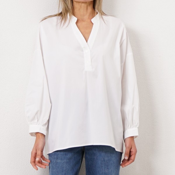 blusa em popelina