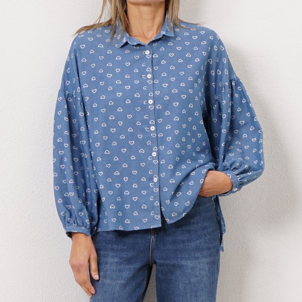 blusa c/ franzidos