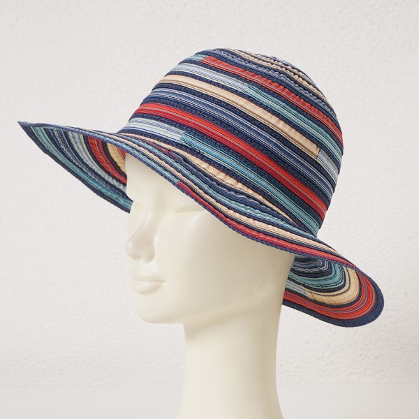 chapéu aos retalhos c/ papel