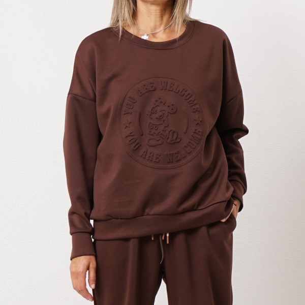 sweat oversize c/ cunho (mickey)