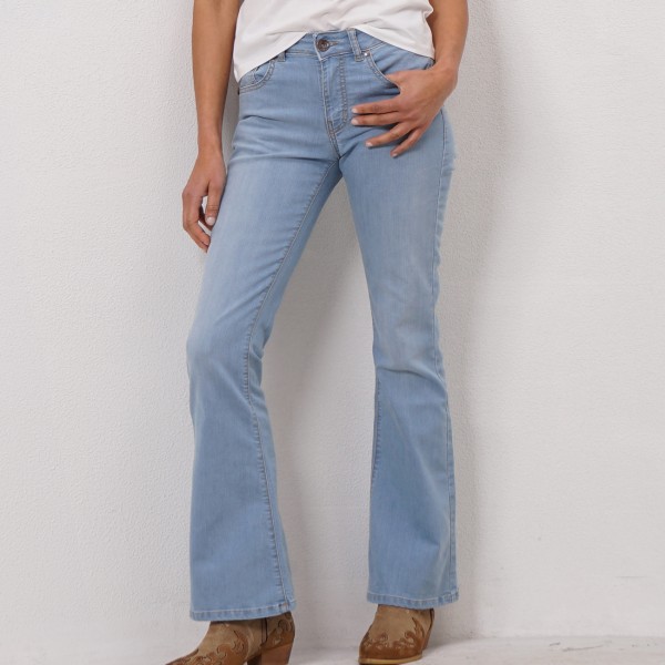 calça LARA à boca de sino