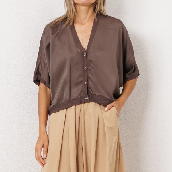 casaco acetinado c/ rayon