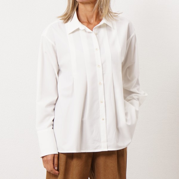 blusa de pregas c/ rayon