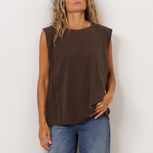 blusa canelada c/viscose