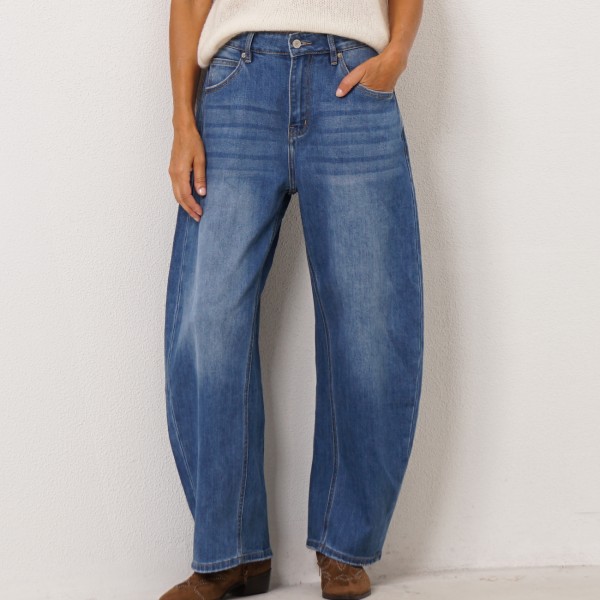 calça de balão em ganga vintage (premmium)