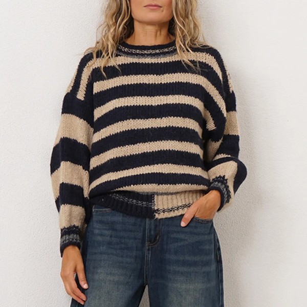 camisola em tricôt c/ alpaca (premmium)