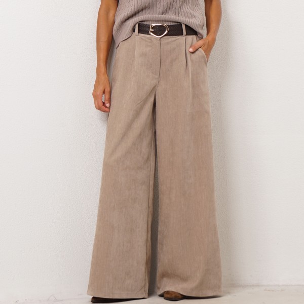 pantalonas em fazenda aveludadas