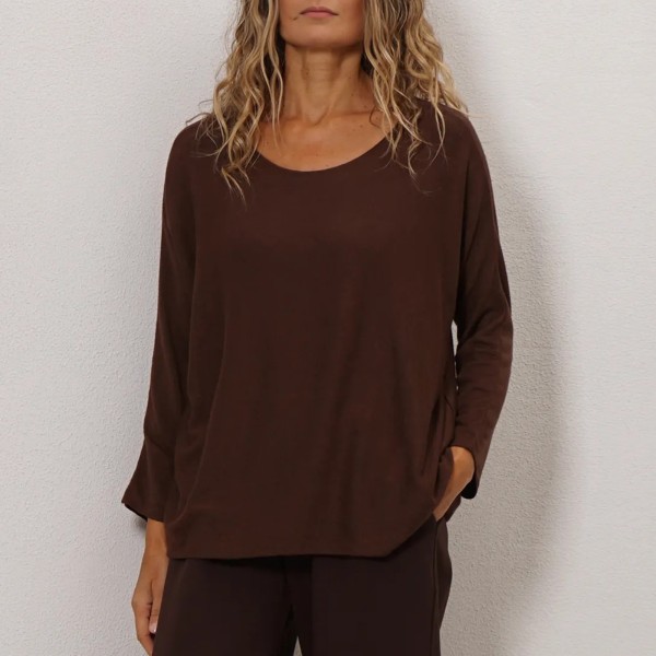 sweat básica em viscose c/ elastano 