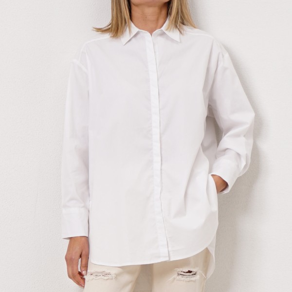 blusa em popelina (100% algodão)