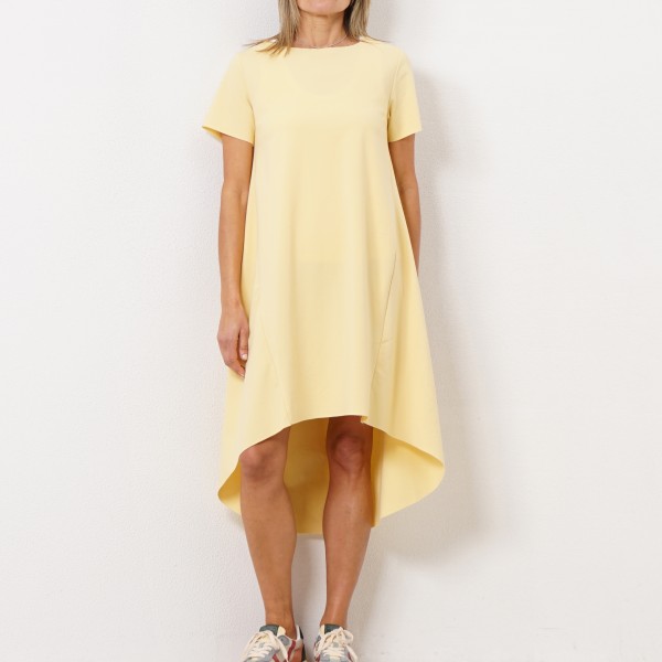 vestido assimétrico (malha ponto Roma)