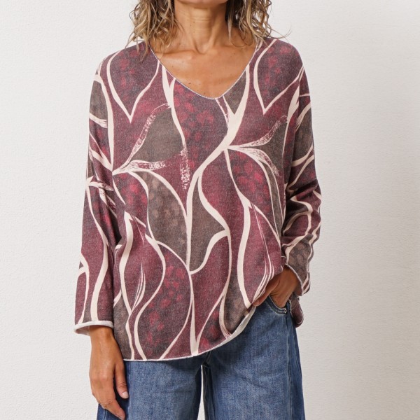 blusa de bico (malha a metro)