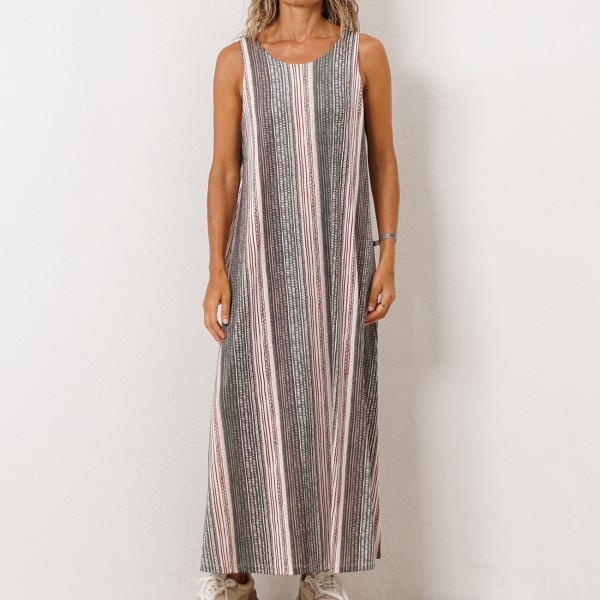 vestido evasé em malha fria