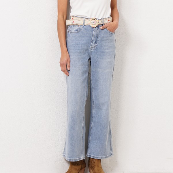 pantalonas de ganga vintage c/ elastano