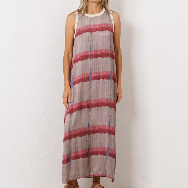 vestido acetinado c/ rayon