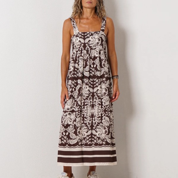 vestido c/ franzidos em crepe