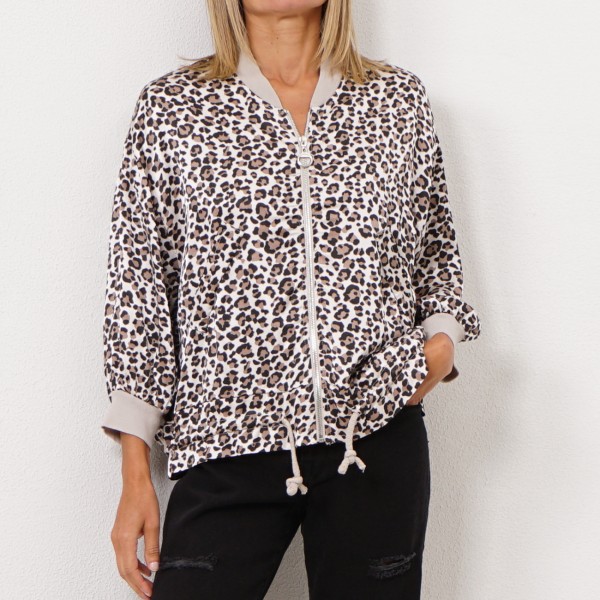 bomber acetinado em viscose