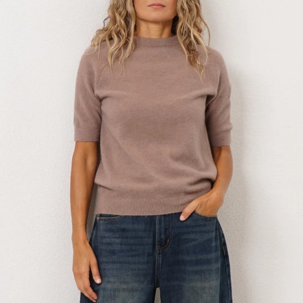 camisola em tricôt