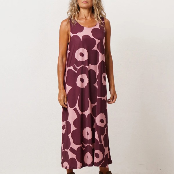 vestido estampado em malha fria