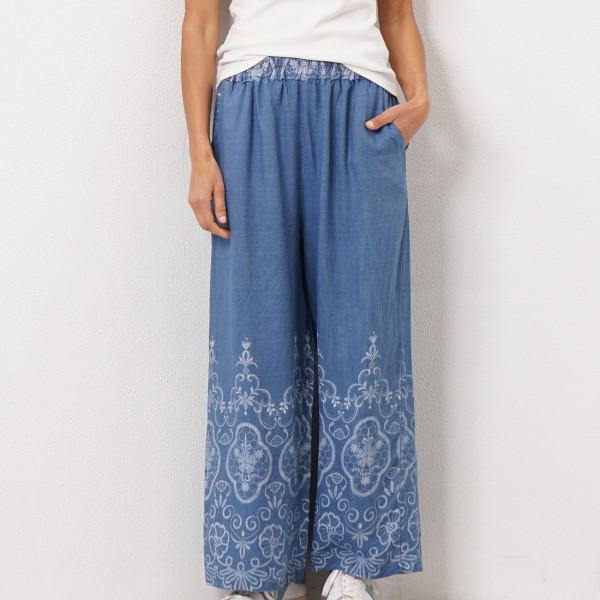 pantalonas estampadas a laser