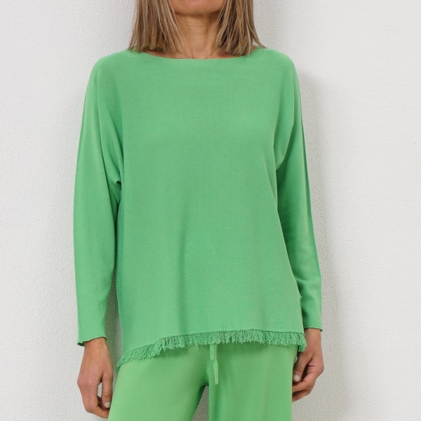 camisola em tricôt